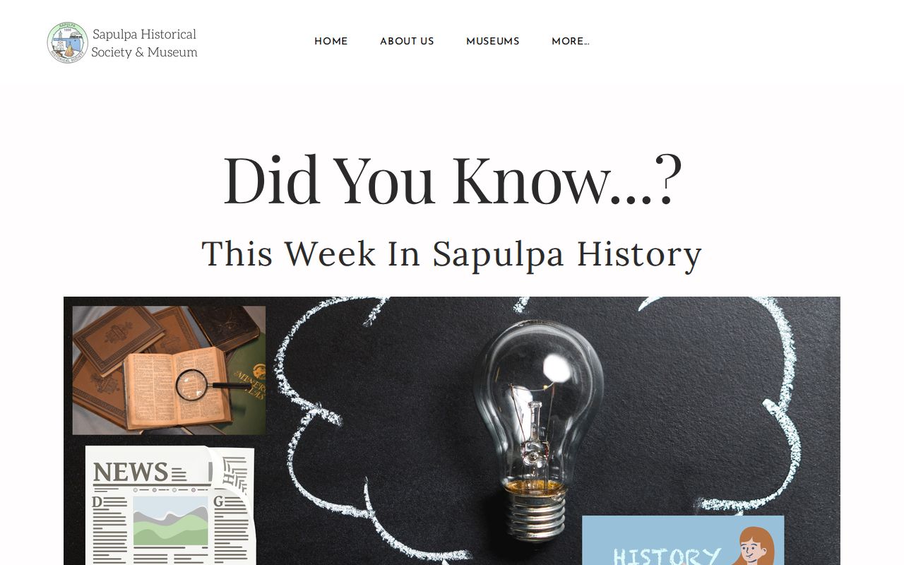 Sapulpa city directory Historical Society holdings and abbreviation source