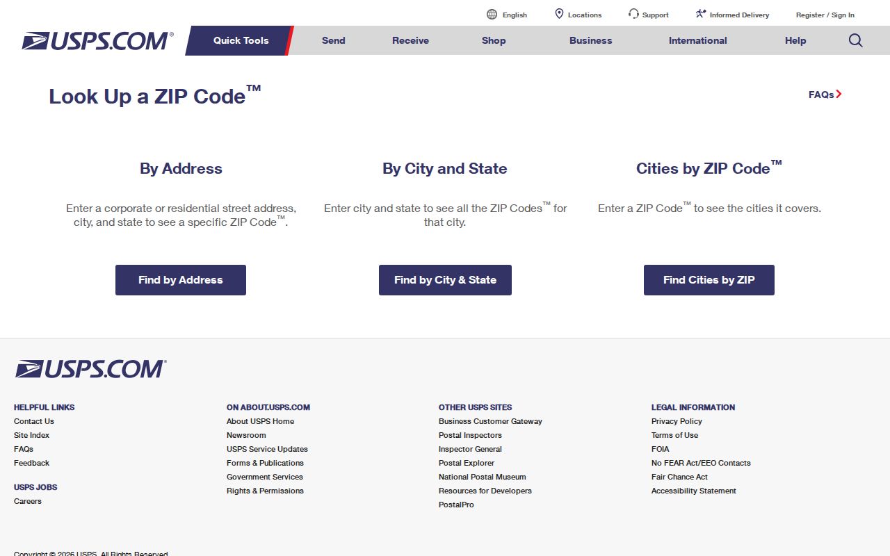 Sapulpa ZIP code directory USPS address lookup controls